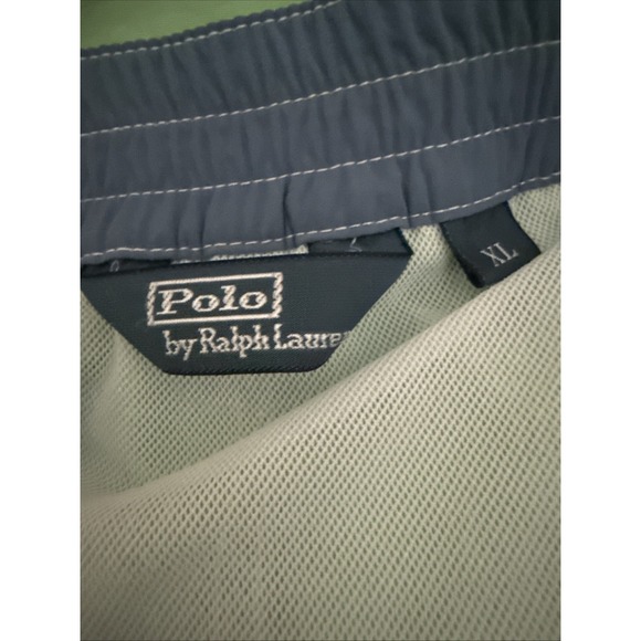 Vintage Polo Ralph Lauren 8" Swim Trunks Shorts Mens XL Green Lined Beach NWT - Picture 7 of 13